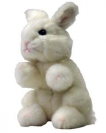 Белый кролик Размер: 15x9x10 см. 
