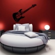 Гитара Чтобы добавить рок-тематику в интерьер, наклейте стикер с изображением бас - гитары.